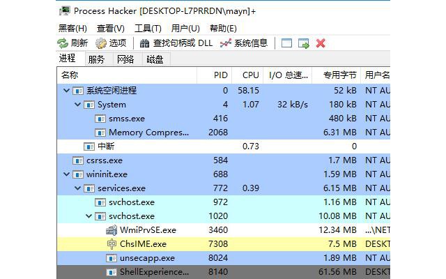 process hacker软件(进程管理器)