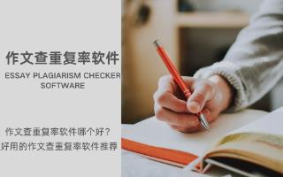 作文查重复率软件