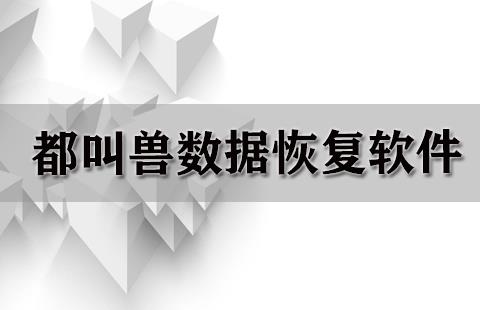 都叫兽数据恢复软件