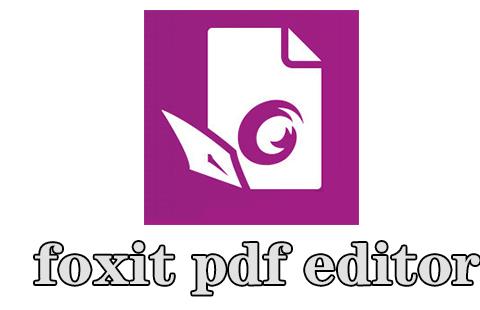 foxit pdf editor
