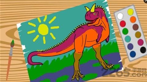 手绘恐龙手机游戏