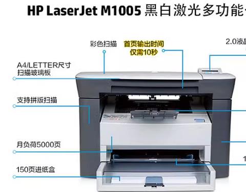 hp laserjet m1005 mfp打印机驱动