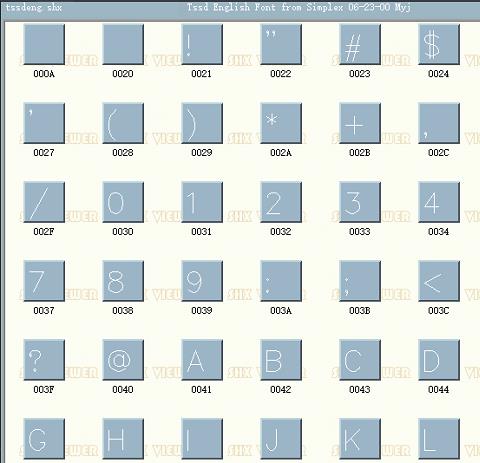 tssdchn.shx字体安装包