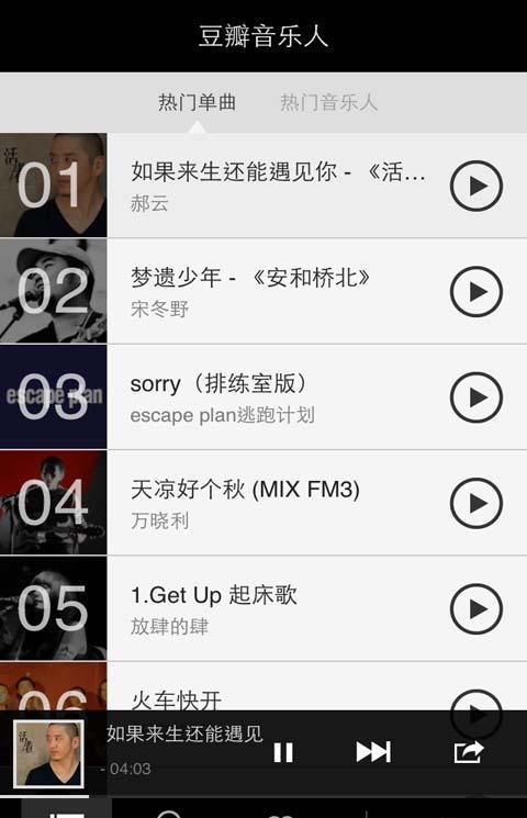 豆瓣音乐人app