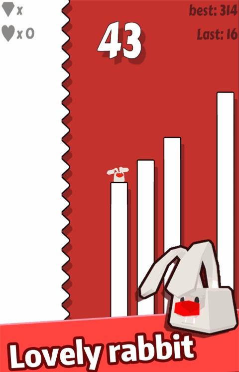 跳跃的兔子小游戏