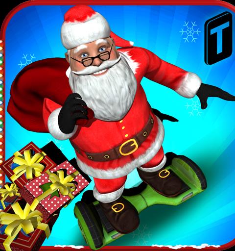 Hoverboard Rider 3D:Santa Xmas