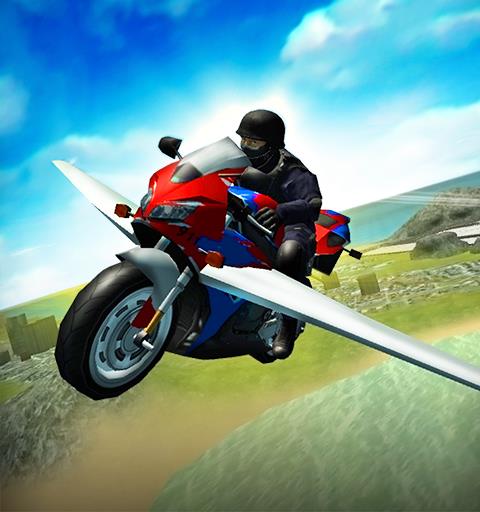 Flying SWAT Police Bike 3D