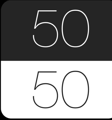 50 50