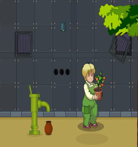 Pretty Boy Saving The Plant