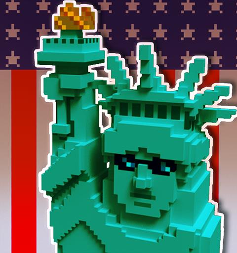 美国块工艺：美国探索 3D 建立你的美国梦！设计及城市建设