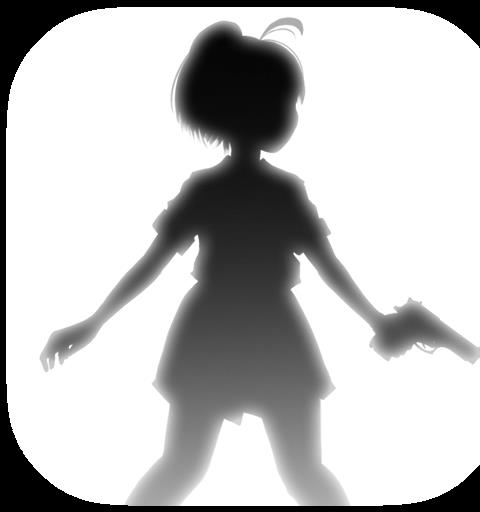 剪影少女