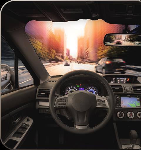 SUV Traffic Driving