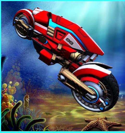 Flying Submarine Motorcycle