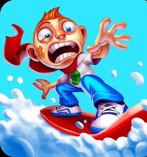 Skiing Fred