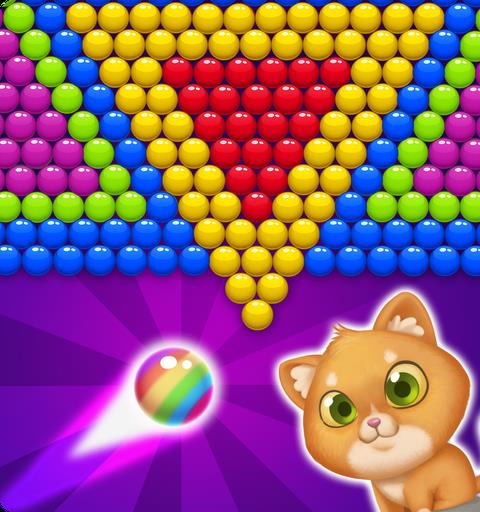 Bubble Shooter Cat
