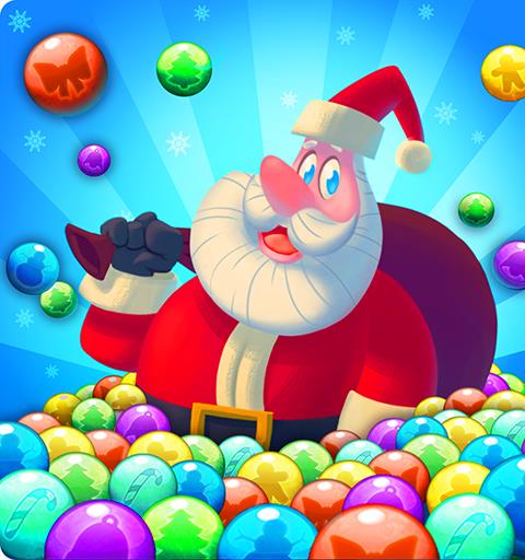 Bubble Shooter Santa