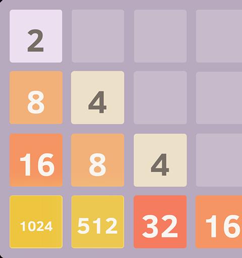 Classic 2048 puzzle game