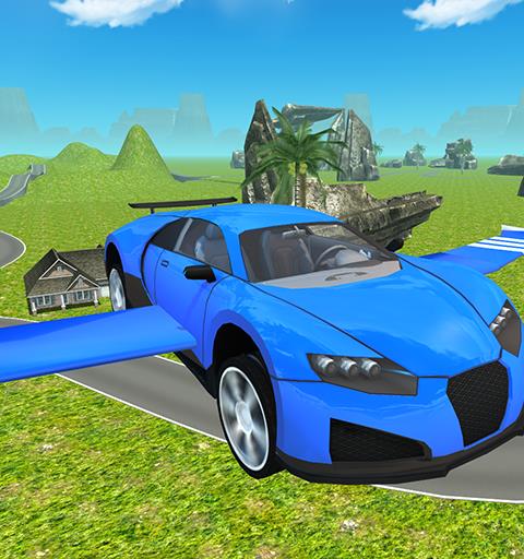 Flying SuperSport Car Sim 3D