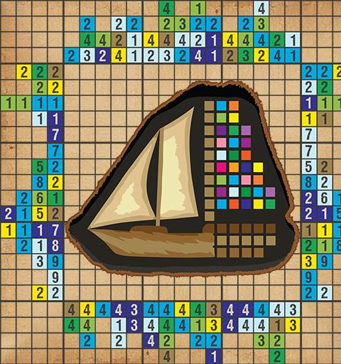 CrossMe 颜色 方块绘图游戏