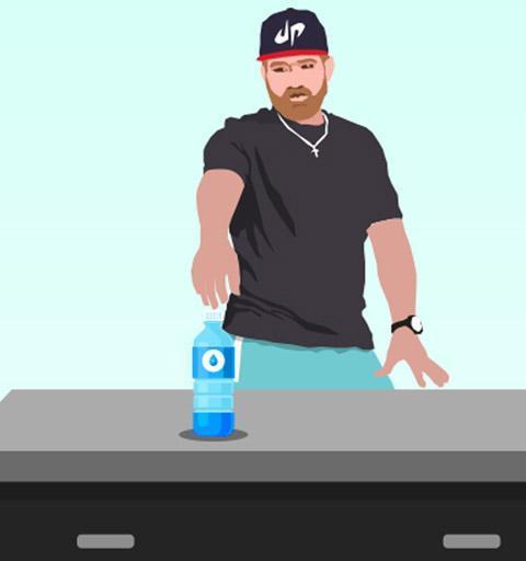 Drinking Bottle Flip Challenge