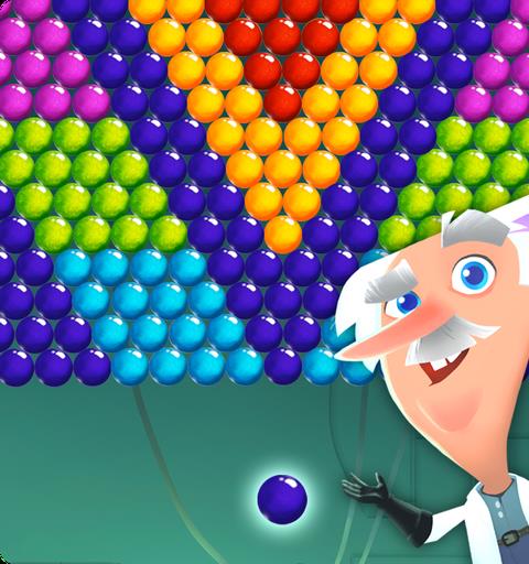 Crazy Scientist Bubble Shooter