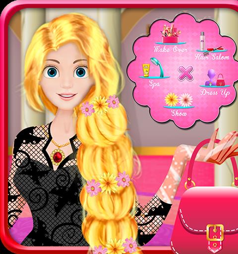 Braided Hair Salon Girl Game