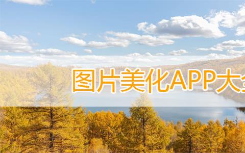 图片美化APP大全