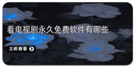 看电视剧永久免费软件有哪些