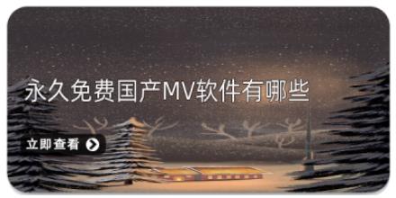 永久免费国产mv软件有哪些