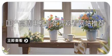 国产高清电视剧免费观看网站推荐