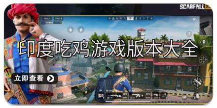 印度吃鸡游戏版本大全