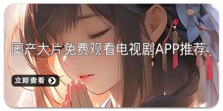 国产大片免费观看电视剧app推荐