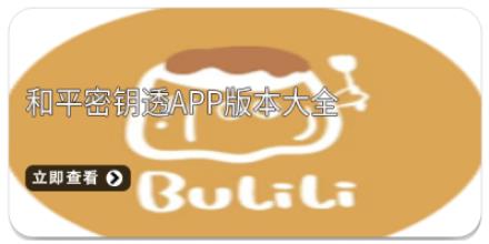 和平密钥透app版本大全
