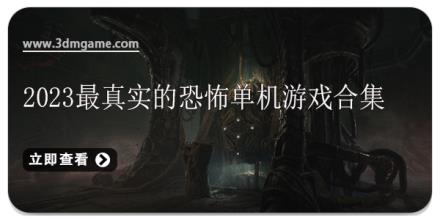 2024最真实的恐怖单机游戏合集