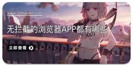 无拦截的浏览器app都有哪些