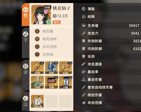 对决剑之川桃花仙子装备与配队推荐