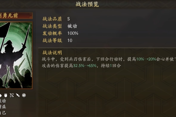 三国志战略版群雄为什么选刚勇无前