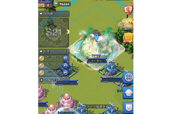 口袋奇兵强化设施怎么布置的
